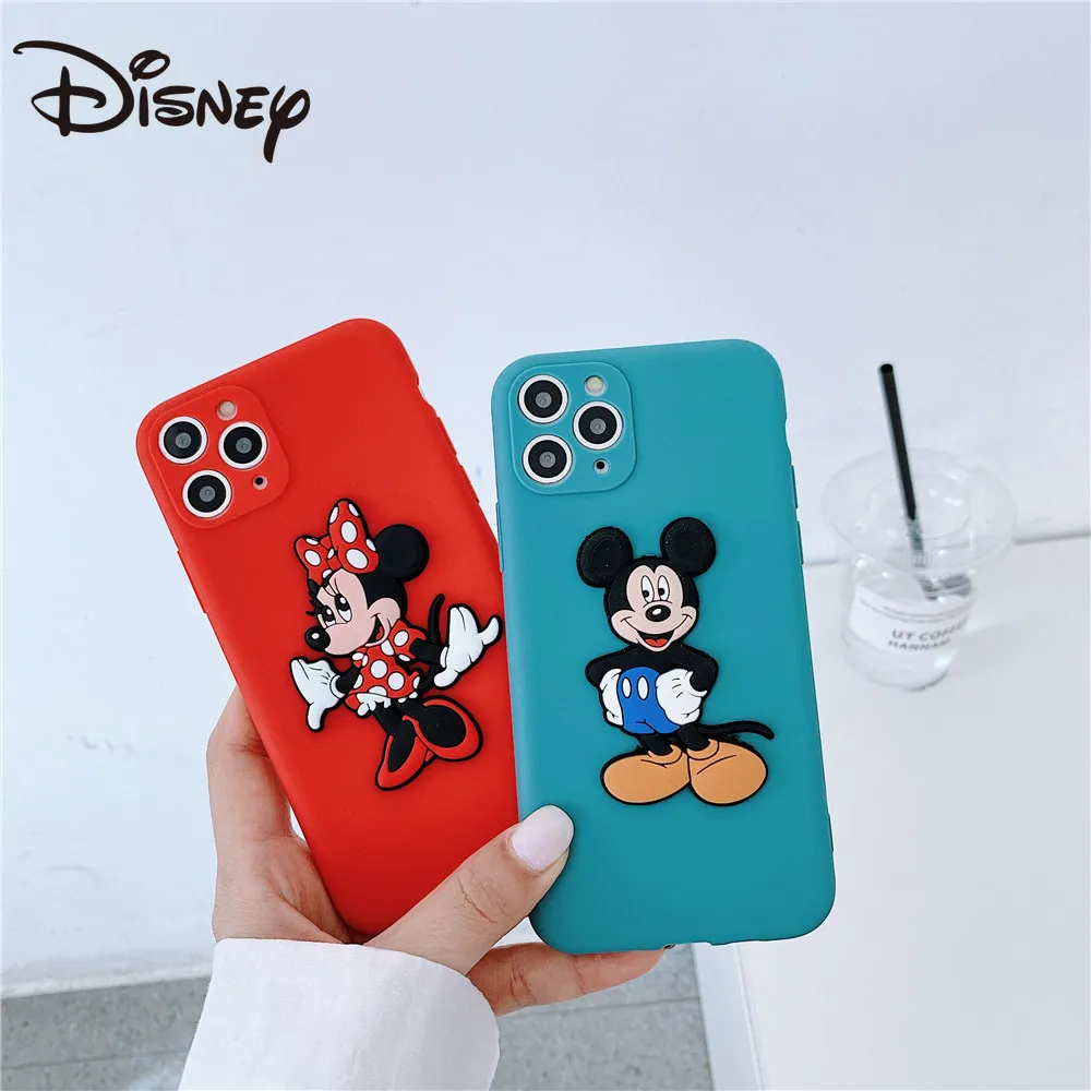 Disney с Микки Маусом для мобильного телефона iPhone 8 7 6Plus SE XR XS 11 12 Pro мин Минни