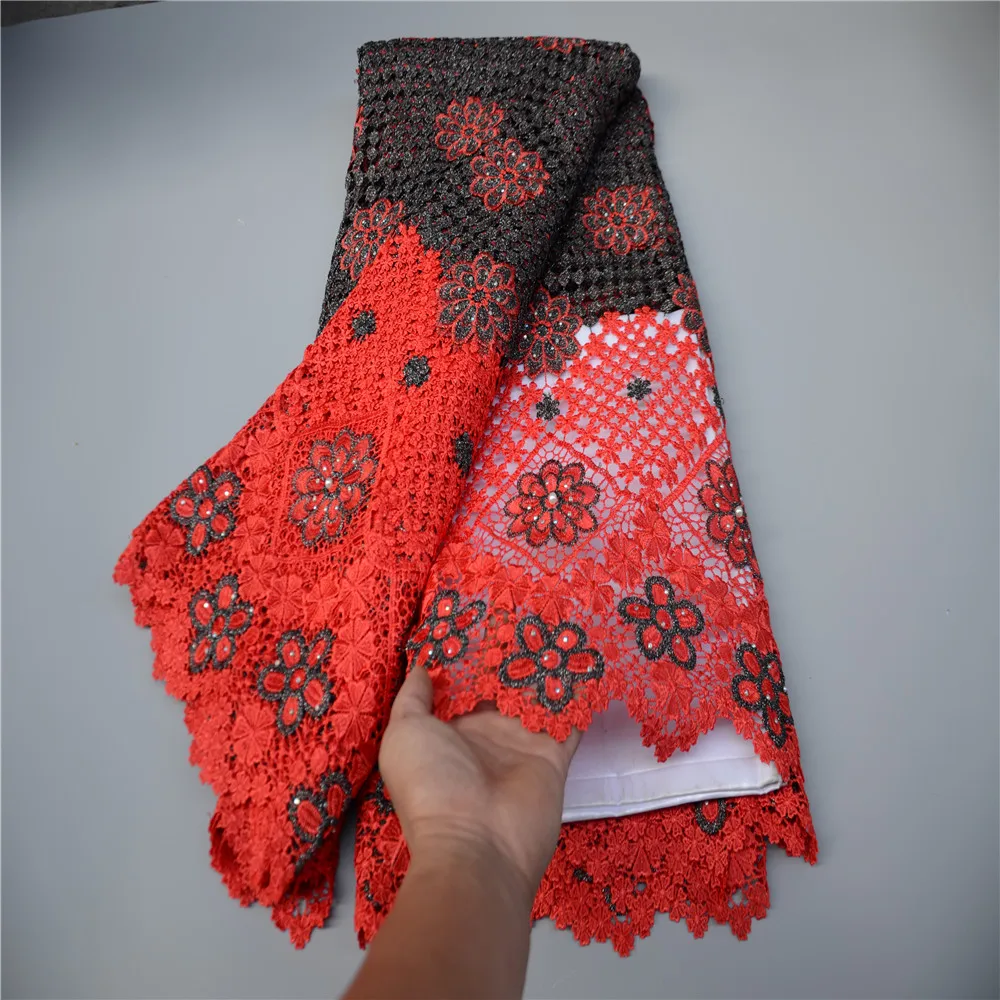 Африканский шнур кружевная ткань 2022 высокое качество нигерийское женское платье