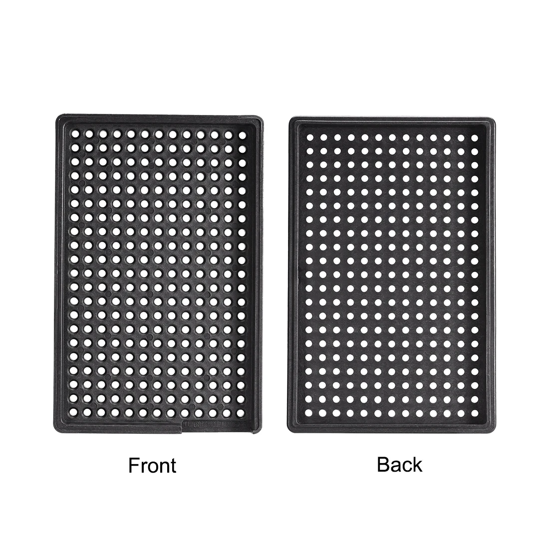 

uxcell Anti-Static Screws Tray, Plastic Screws Tray Holder 2.0mm-2.5mm (Black, 5PCS)