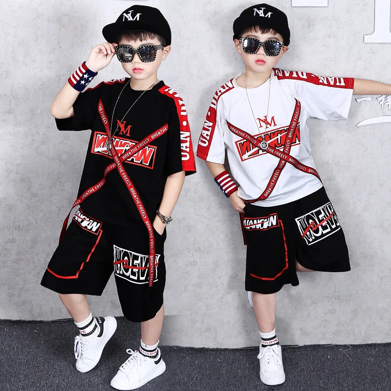 2019 Summer Toddler Baby Boys Clothing Sets Short Sleeve Korean Kids Clothes Set For Girls 3 4 5 6 7 8 910 12 Years | Детская одежда и