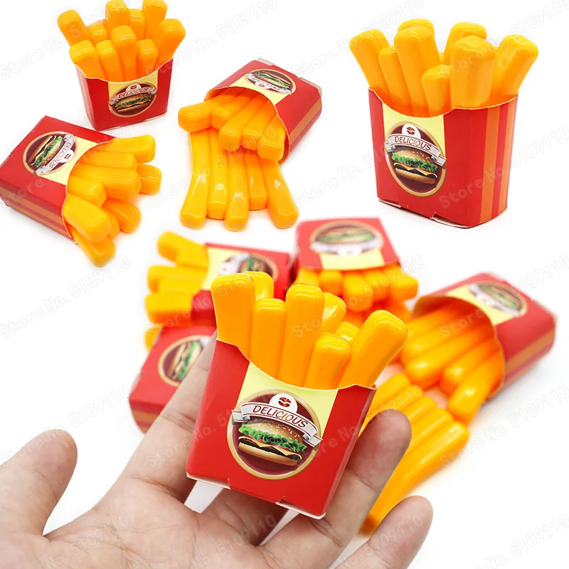 Мини-фри притворяйтесь играйте в миниатюрный гамбургер развивающие игрушки для