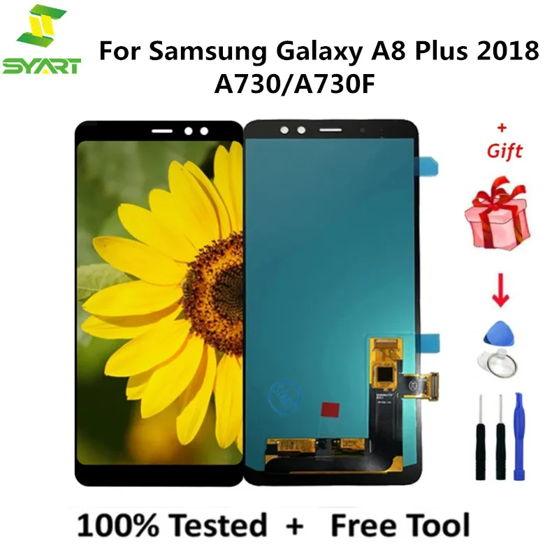 LCD Screen For Samsung Galaxy A8 Plus 2018 A730 LCD Touch Screen Digitizer Replacement Parts For Samsung Galaxy A730F Display