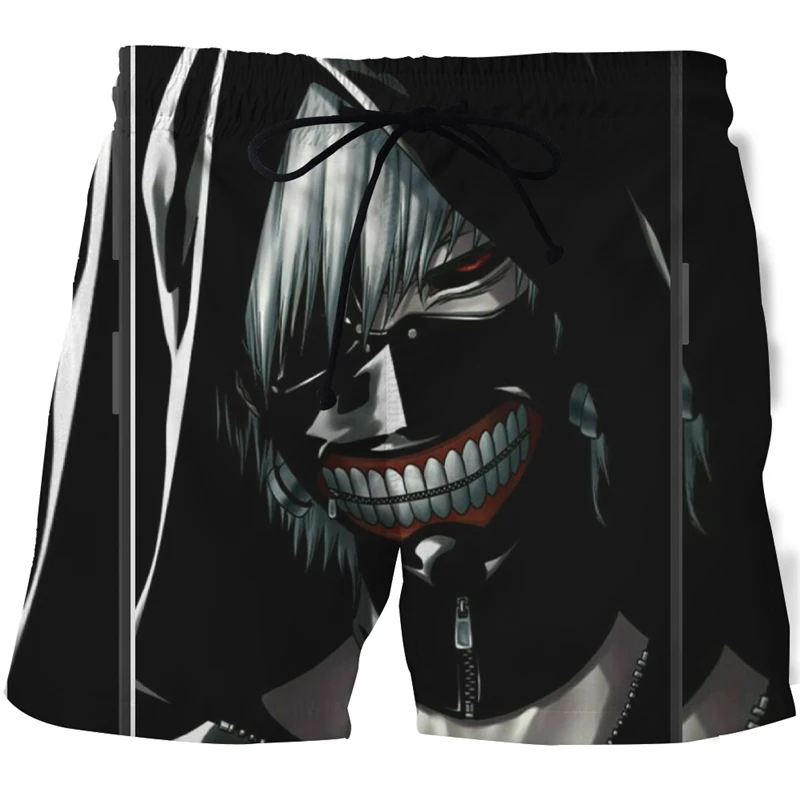 

2021 new men's beach pants 3D printed horror pattern men's casual shorts 3D printed horror pattern men's casual shorts