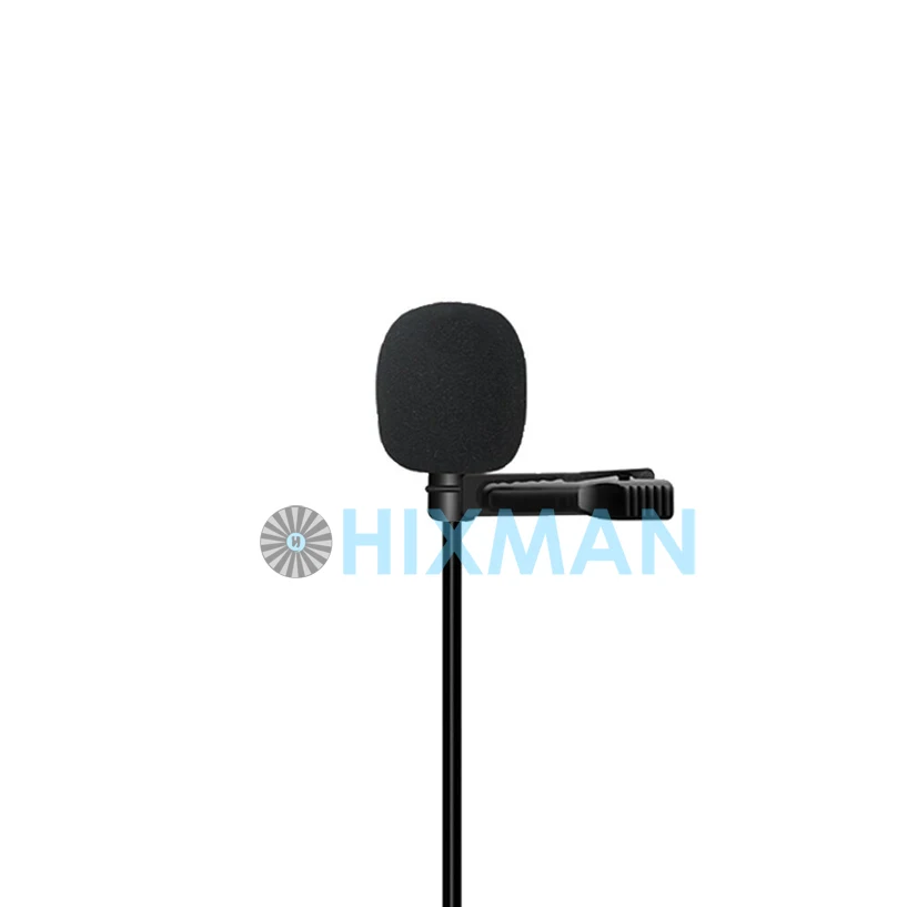 HIXMAN LB3 VP всенаправленный Lav петличный конденсаторный микрофон для Vocopro BP1 GTD аудио