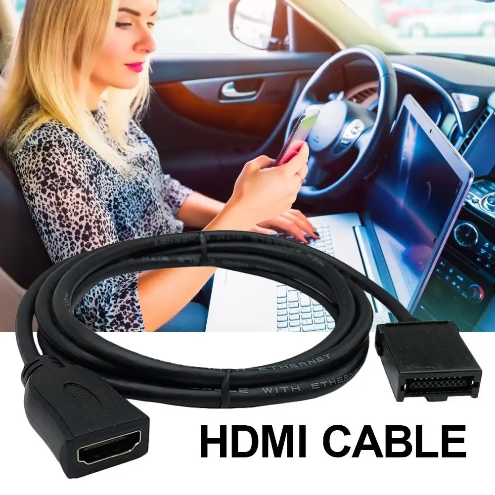 

HDMI E Type To AM HDMI Cable HD Video Cable Type E Micro Adapter Cable For Car Digital TV HD Monitor GPS Video Player