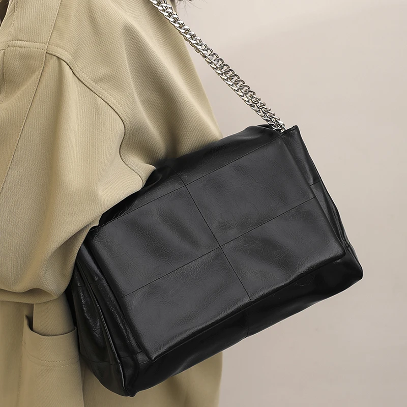 

Casual Women Chain Pu Leather Shoulder Messenger Bags High Quality Ladies Travel Tote Crossbody Bags for Women Fashion Handbags