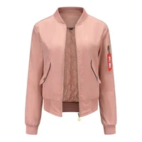 2021 fashion new womens jacket baseball jacket womens casual solid color jacket y2k long sleeve quilted bomber jacket