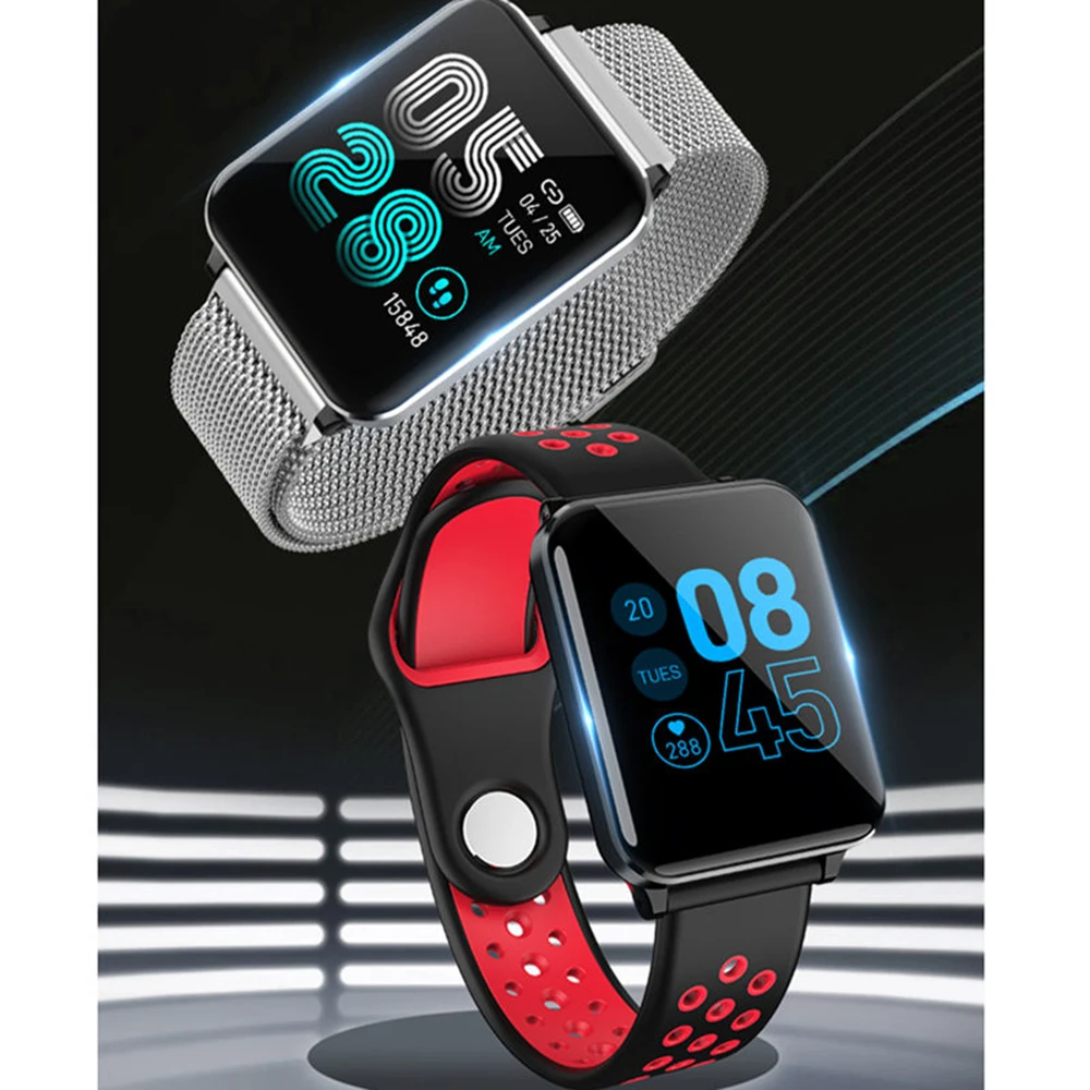 Смарт часы P1 для мужчин и женщин спортивный фитнес трекер с функцией