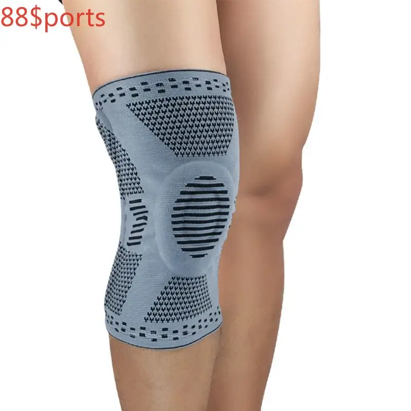 

1PCS Knee Pad Fitness Elastic Nylon Compression Basketball KneePad Running Cycling Knee Support Sports Braces Sleeve Volleyball