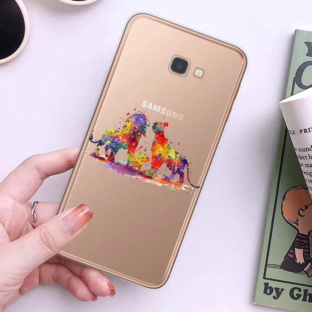 Мягкий ТПУ чехол с изображением короля льва пумбы акуны Матата для Samsung Galaxy J3, J5, J7 года 16 J4 J6 Plus Note 10 Pro силиконовый чехол