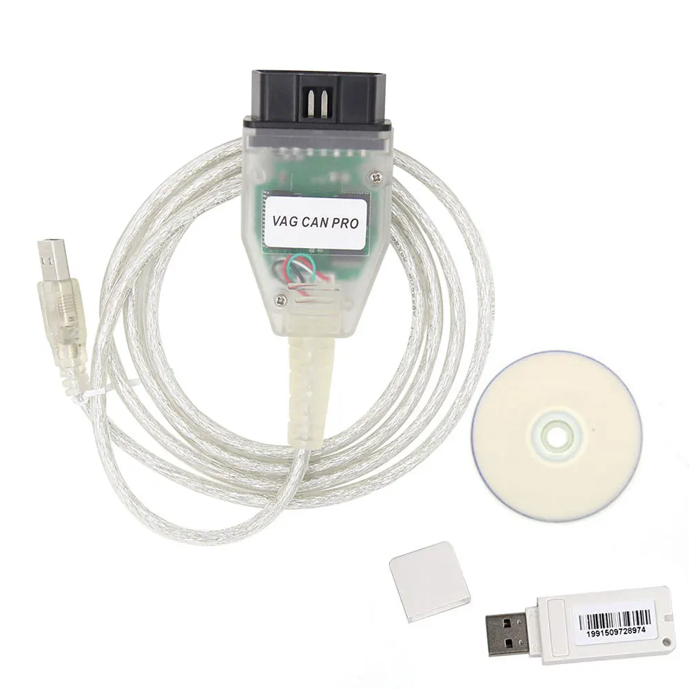 VAG Can PRO V5.5.1 VCP OBD2 Диагностический интерфейс USB кабель Поддержка Bus UDS K-Line работает
