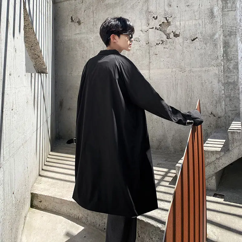 

Men's windbreaker 2020 autumn and winter new loose all-match coat jacket young people personality fashion trend clothing