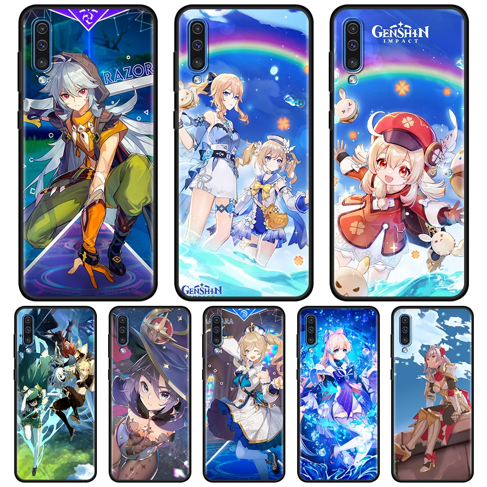 

Phone Case For Samsung Galaxy A50 A70 A10 A30 A40 A20e M31 M30s M51 M31s M11 M22 M62 M52 M32 Cover Genshin Impact