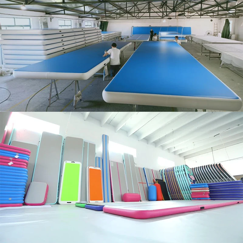 Надувной гимнастический матрас Dwf воздушный Дорожный Коврик длина 6 м 10 см и