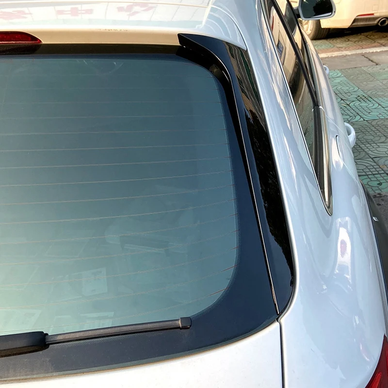 Задние боковые крылышки Стикеры для спойлера накладка глянцевый черный A4 B8 Travel