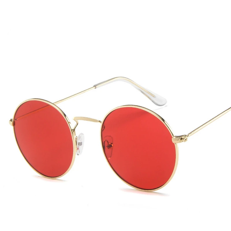 Очки солнцезащитные женские круглые винтажные брендовые дизайнерские солнечные