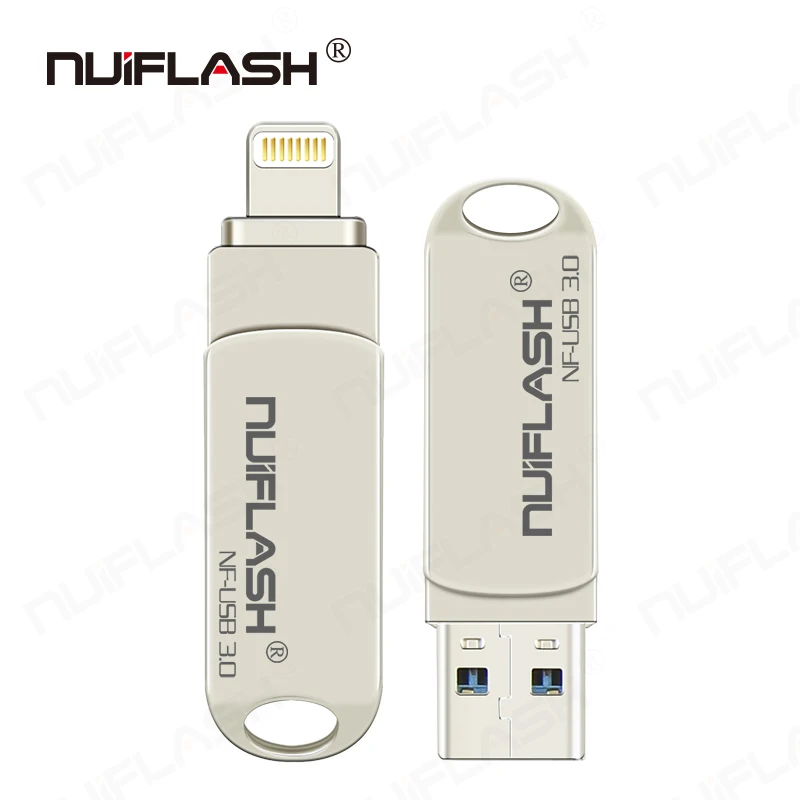 USB флешка для iPhone/IPad/Lightning/ios/OTG мобильного телефона флеш накопитель Micro 16 ГБ 32 64 usb 3
