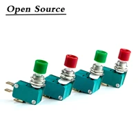 ds 438 ds 438 momentary red green push button actuator micro limit switch 12mm push button switch 6 3mm contact