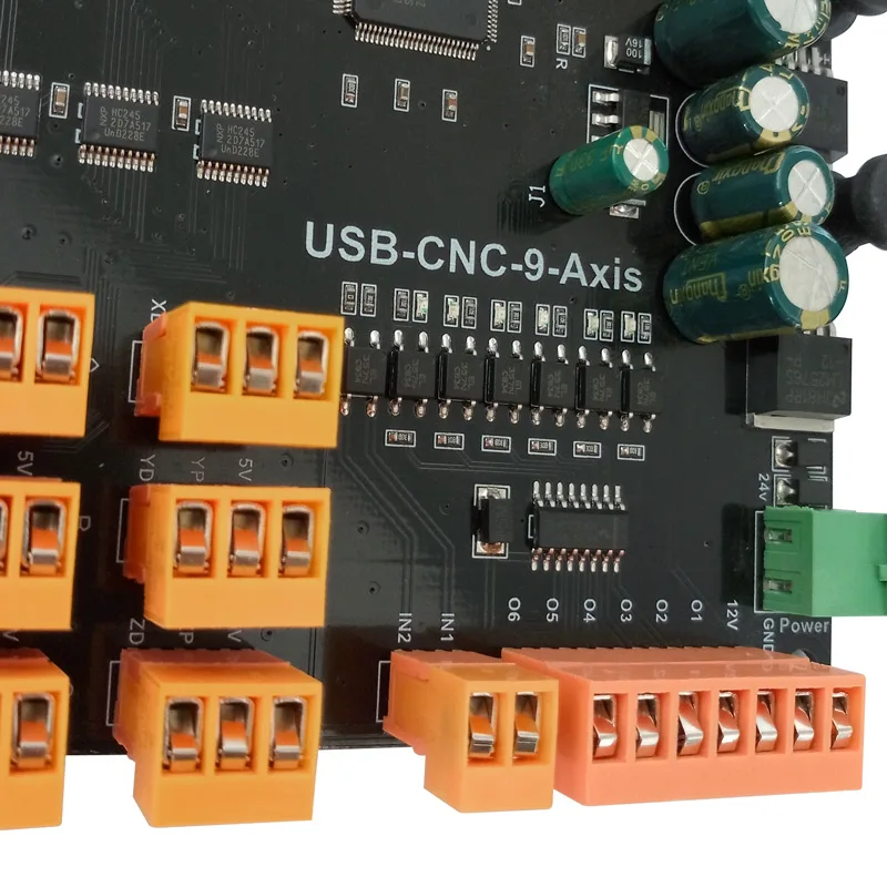 Плата драйвера USB CNC 9 осевой контроллер шагового двигателя Breakout плата с MPG