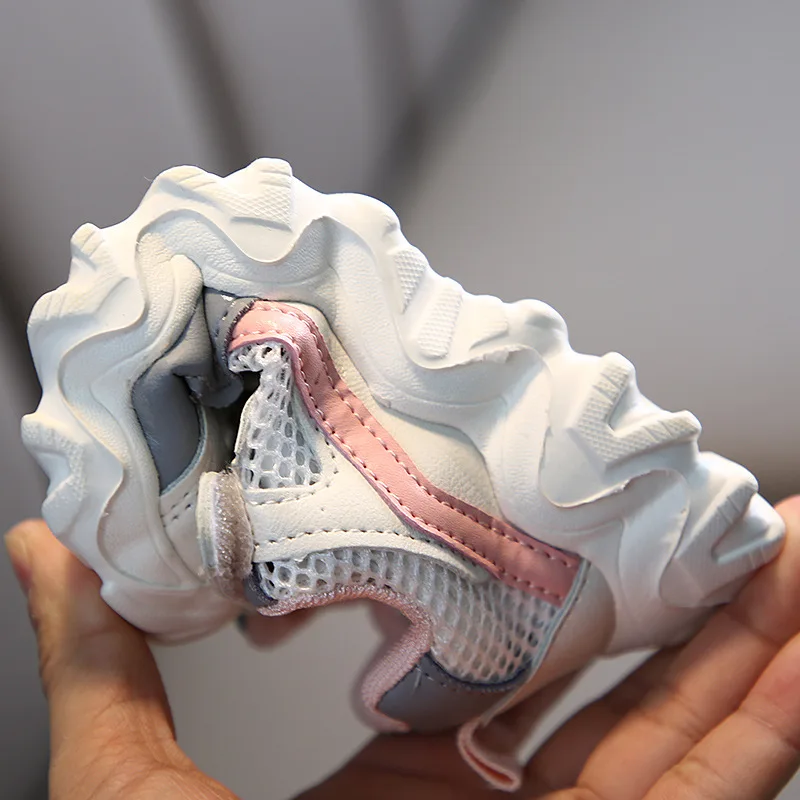 Кроссовки детские из дышащей хлопчатобумажной ткани на липучке | Детская одежда