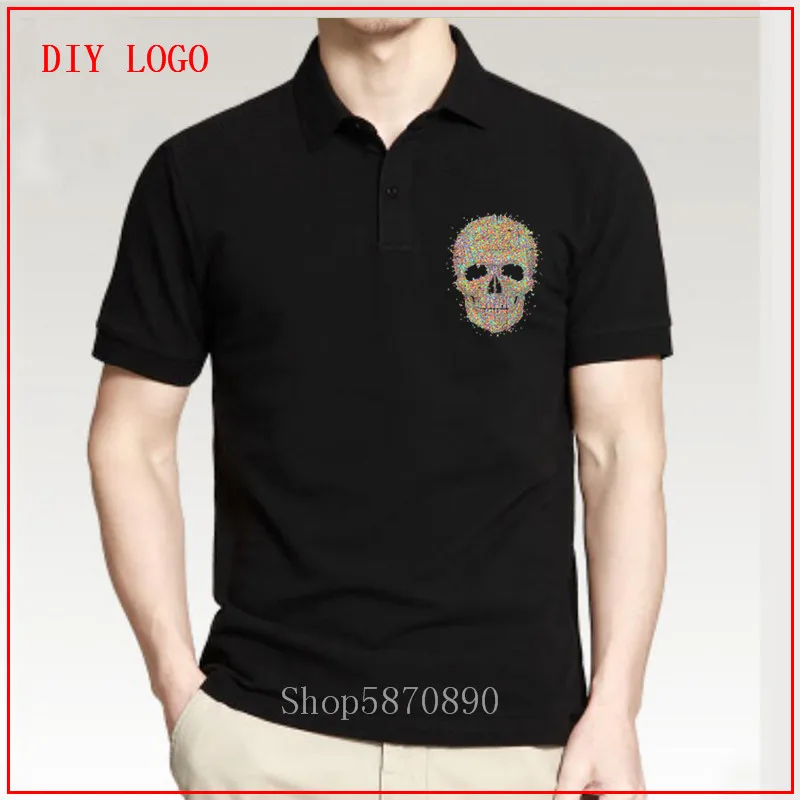 Летние футболки с черепами в стиле панк забавные мужские топы графическим