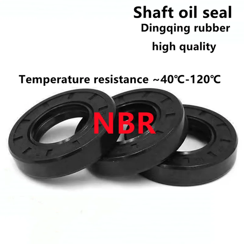 

2pcs TC-55*65/67/68/70/72/75/78/80/82/85/90/95*7/8/10/12mm NBR Skeleton Shaft Oil Seal Nitrile Rubber Double Lip With Spring