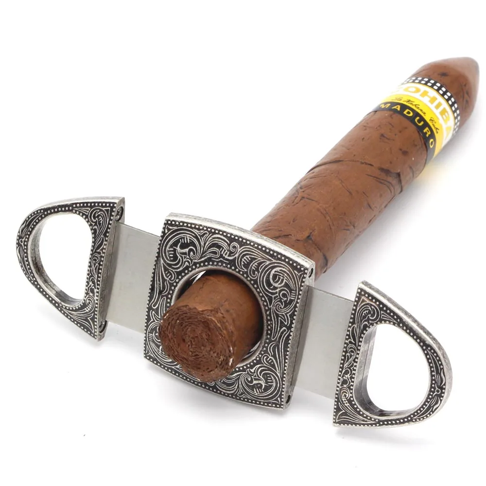 Резак для сигар из нержавеющей стали Острые Ножницы карманные аксессуары с