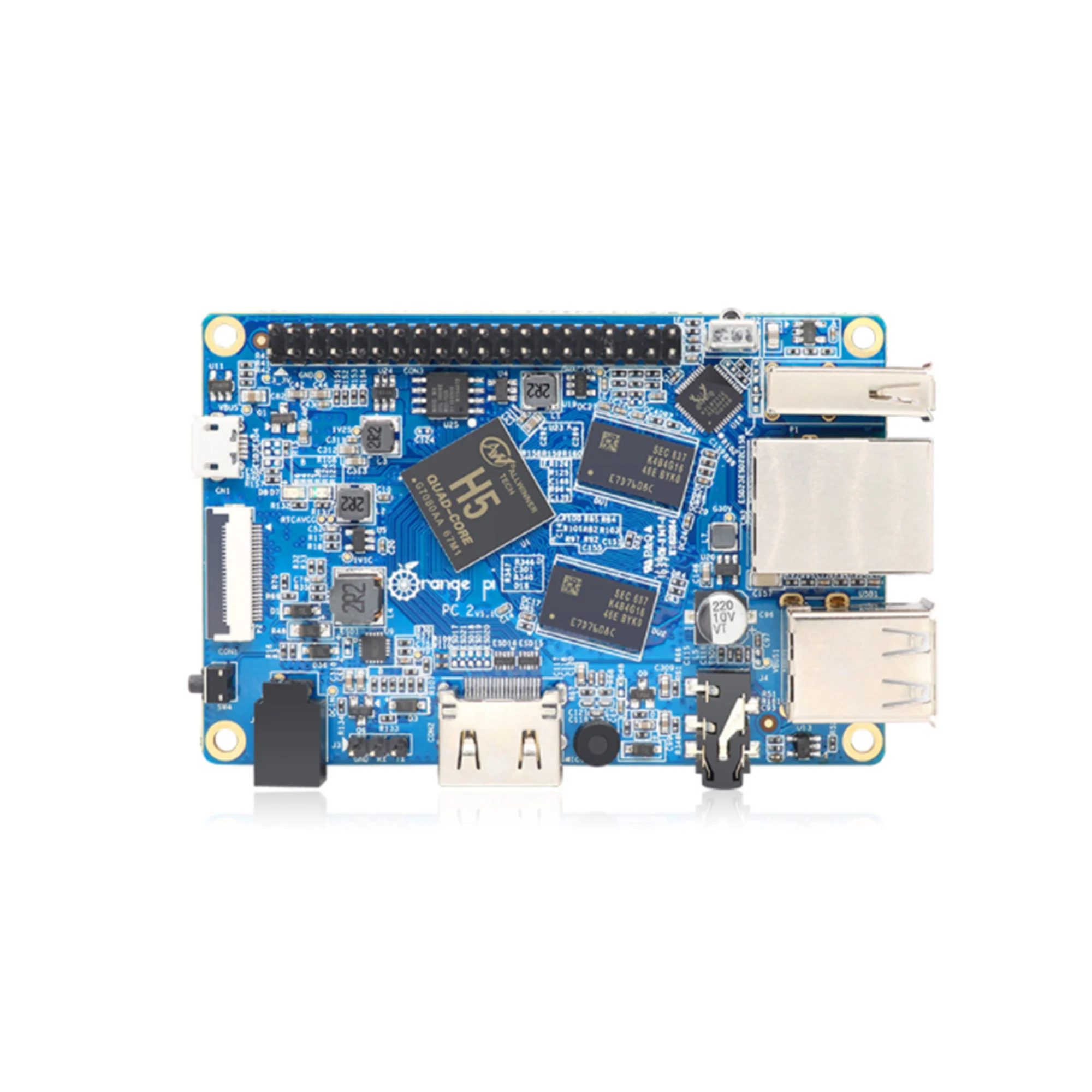 Новый одноплатный компьютер Orange Pi PC2 H5 64-бит поддержка Ubuntu/Debian/Android мини-ПК с