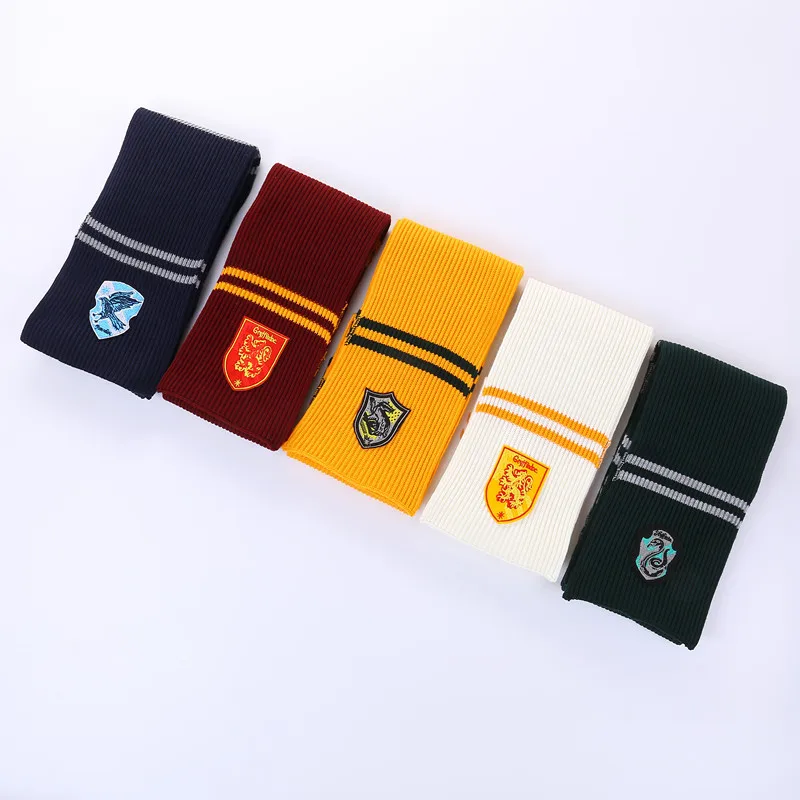 Гарри Волшебная Школа Гриффиндор Ravenclaw Слизерин Hufflepuff 8 Стиль Косплей шарфы для