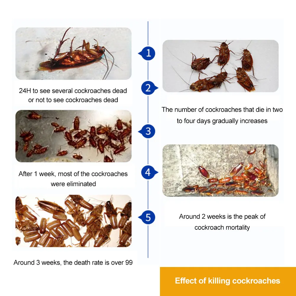 Приманка для тараканов 15 шт./коркоркор. уничтожения инсектицидов приманка