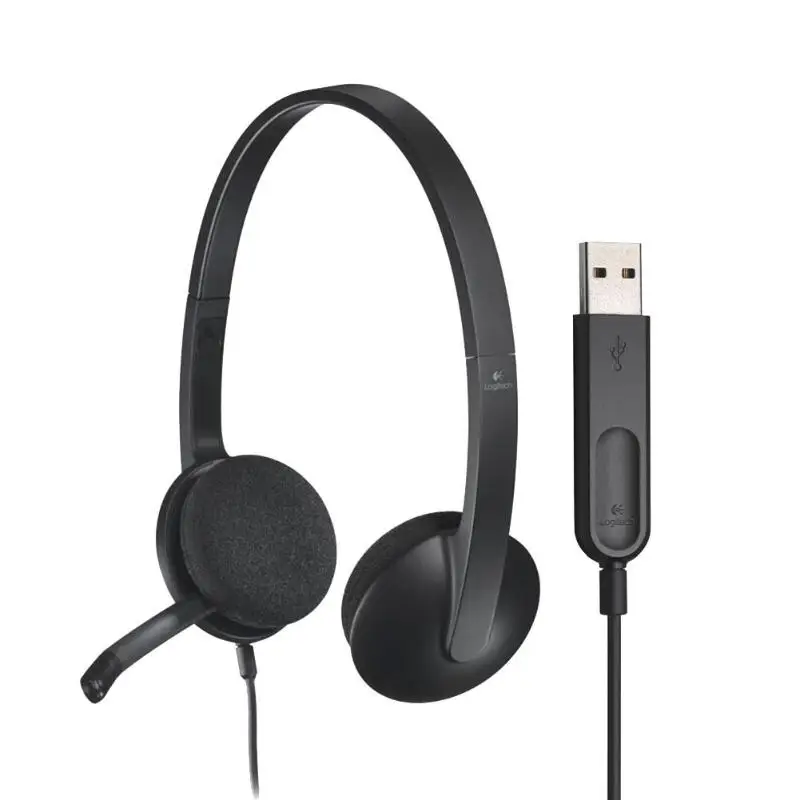 Б/у: наушники для компьютера с USB разъемом и поддержкой 1,8 м для работы в офисе с Windows Mac