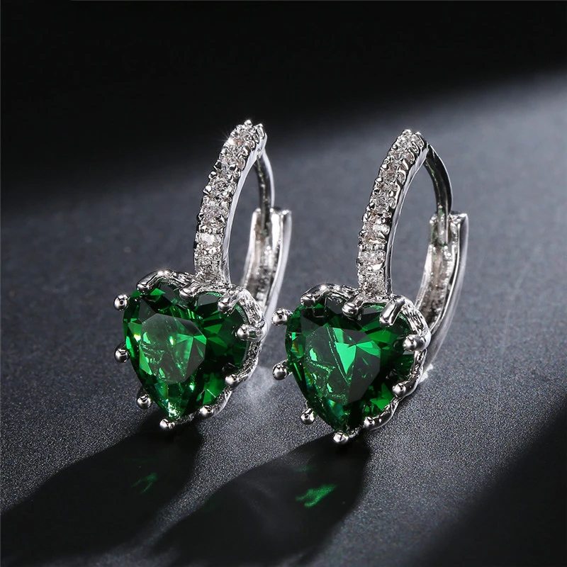 UILZ милые серьги-кольца с сердцем и кристаллами золотого цвета модные серьги со