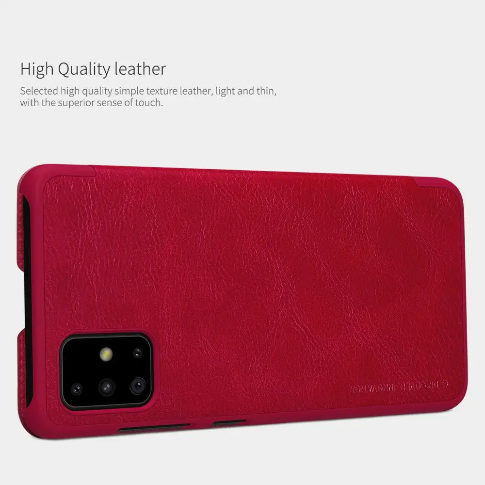 10pcs/lot Wholesale NILLKIN Qin Series Wallet Flip Leather Case For Samsung Galaxy A51 Genuine | Мобильные телефоны и