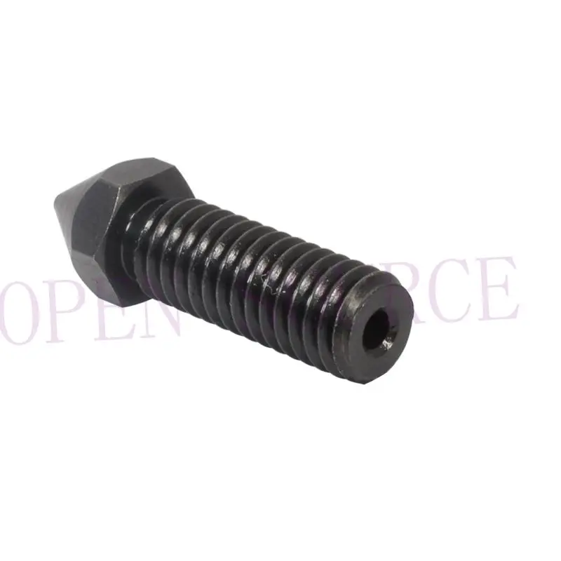 1 шт. M6 большой поток воздуха закаленная Сталь вулкан сопла 0 4 мм 6 8 для 3D-принтеры