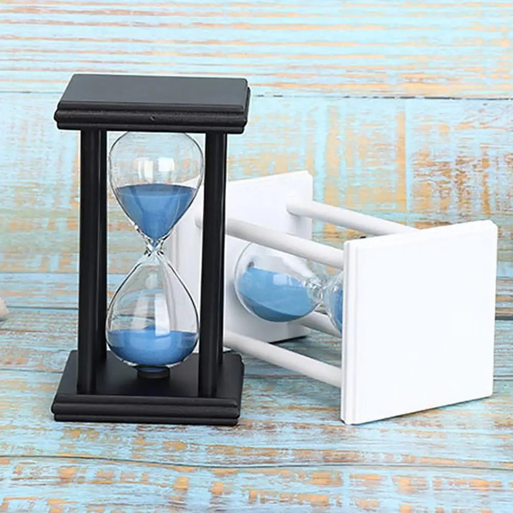 

45/60min Wooden Sand Clock Sandglass Hourglass Timer Kitchen School Home Decor hot sales 2022