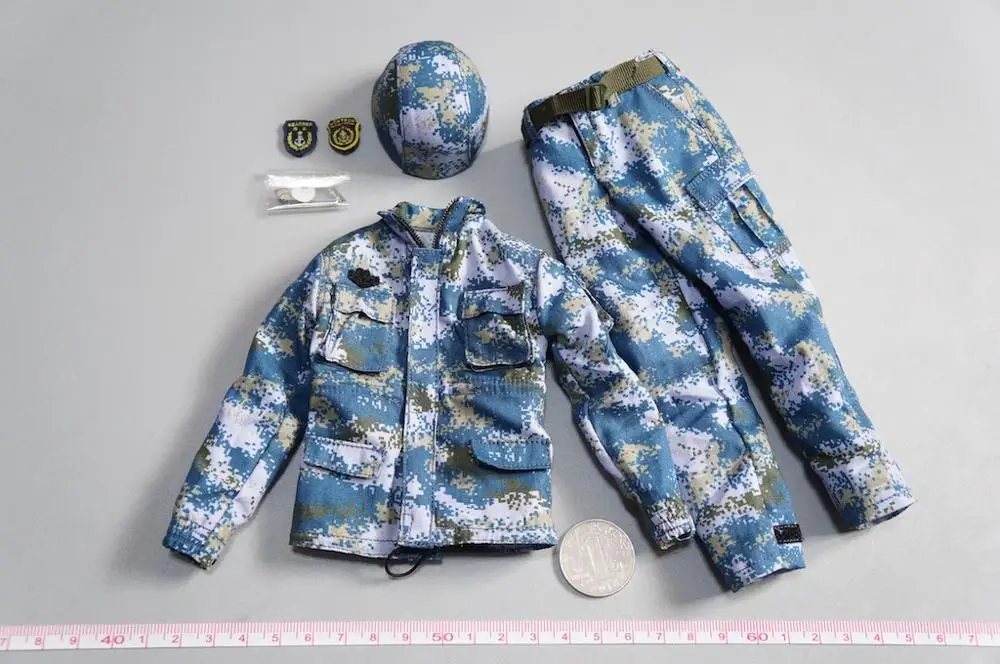 

In Stock DAMTOYS DAM 1:6 scale 78068 Chinese Marine Corps clothes pants helmet model For Collection