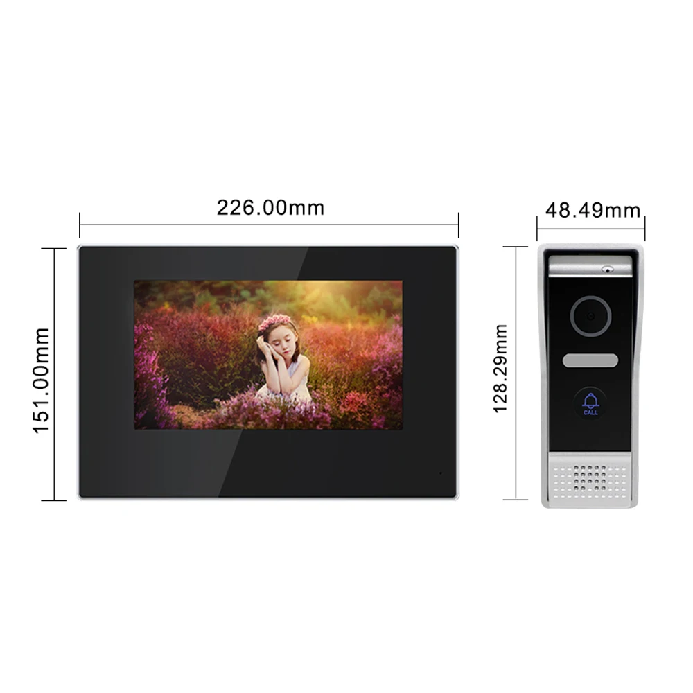 Joytimer новое видео домофон Tuya Smart Home телефон двери 7 дюймов Wi Fi IP сенсорный Экран