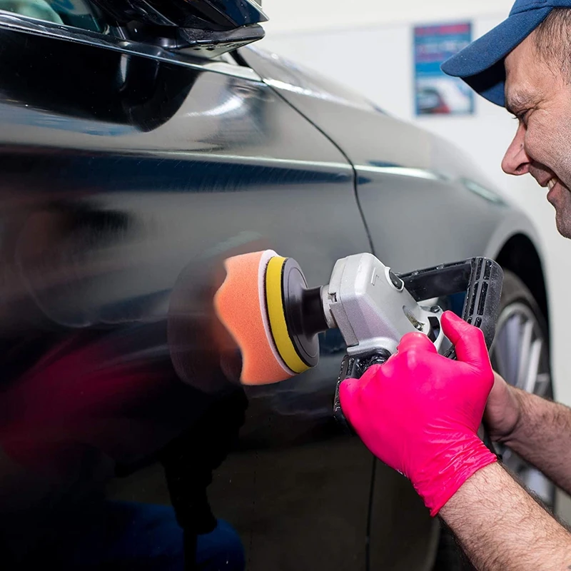 

28 Pcs 3 Inch Polishing Pad Kit Foam Polishing Pad Car Bumper Polishing Machine Accessory Suitable for Drilling