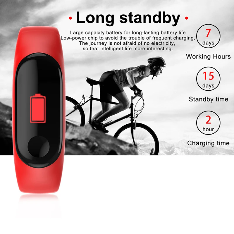 M3 Smartband фитнес-трекер умный браслет кровяное давление монитор сердечного ритма водонепроницаемый смарт-браслет PRO браслет умный браслет