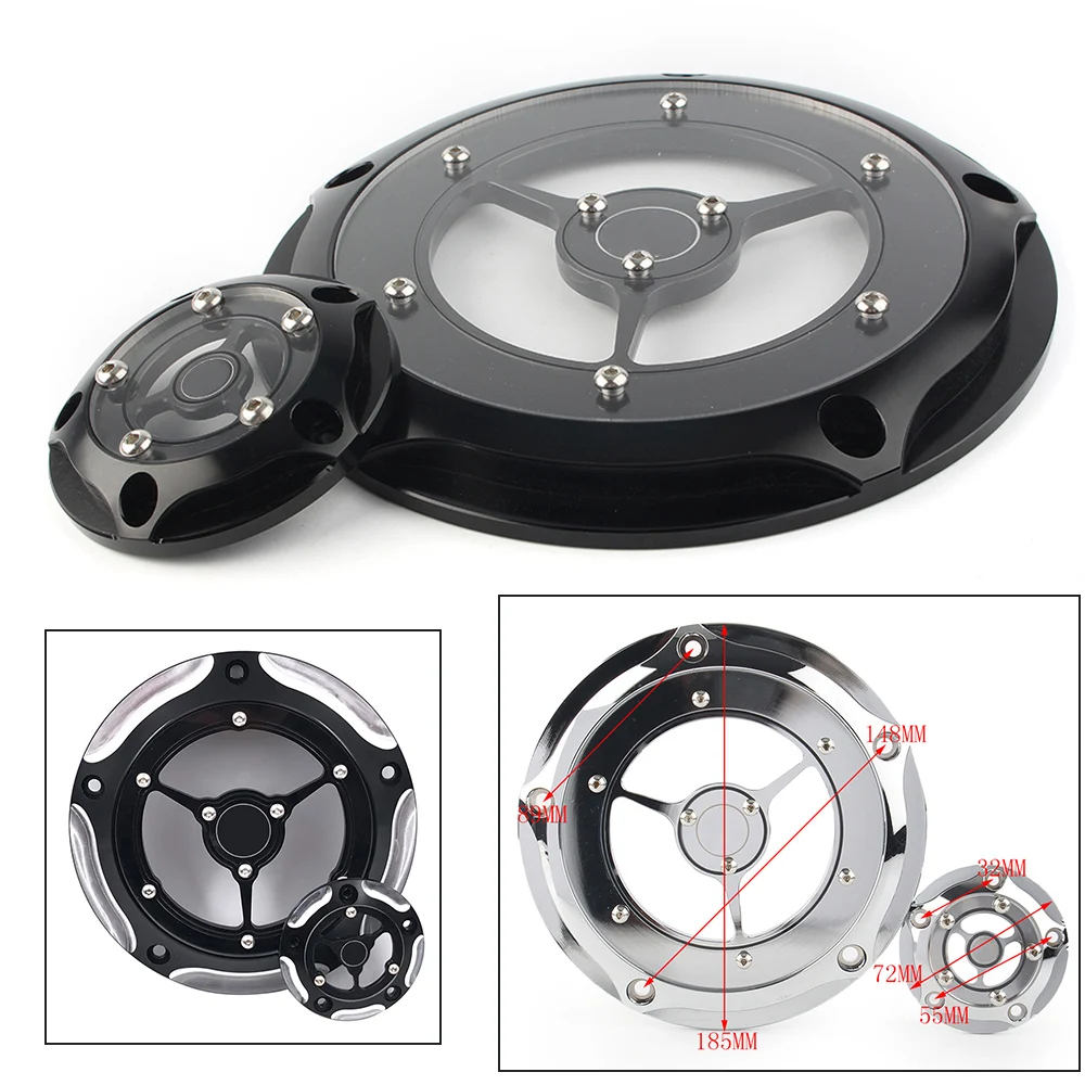 CNC RSD Motorcycle Accessories Derby Cover Timing Timer Cover For Harley-Davidson Dyna Road King Electra Glide Fat Boy