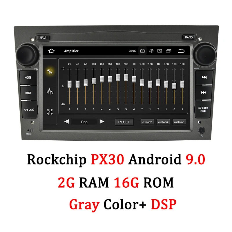 PX30 DSP Gray Автомобильный DVD gps навигатор AUTOTOP 2Din Opel для Opel Antara Vauxhall Meriva Vectra Opel Astra H Радио USB Bluetooth Автомобильный мультимедийный - Цвет: PX30 DSP Gray
