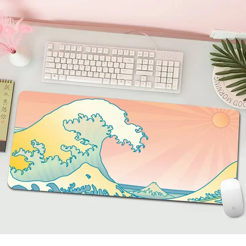 

Gyarados Wave off Kanagawa Unique Desktop Pad Game Mousepad L Large Gamer Keyboard PC Desk Mat Computer Tablet Gaming Mouse Pad