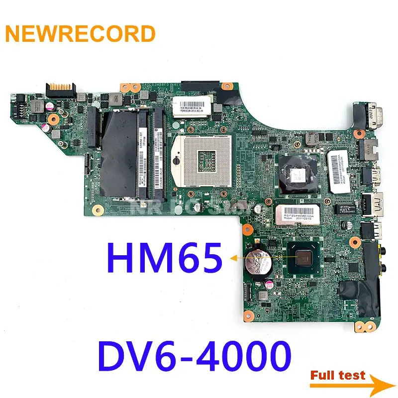 NEWRECORD 633554-001 DA0LX3MB8F0    HP Pavilion DV6-4000 DV6T-4000     HM65 DDR3  