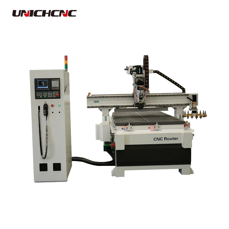 UNICHCNC ATC cnc маршрутизатор 1325 1530 с автоматическим инструментальным