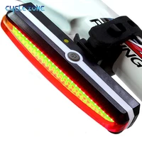 usb rechargeable bicycle tail light rear led bike lights fits on any road bikes helmets easy to install for cycling safety