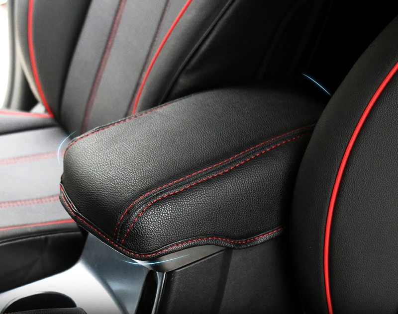 Подлокотник автомобильный из кожи и супер волокна подлокотник консоли