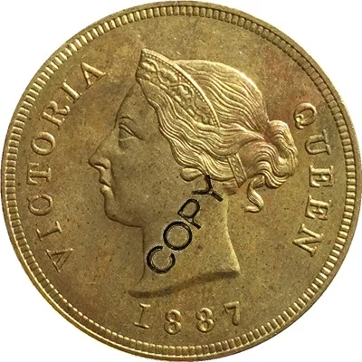 

Кипр 1887, 1/2 пиастральные монеты, копия 27,5 мм