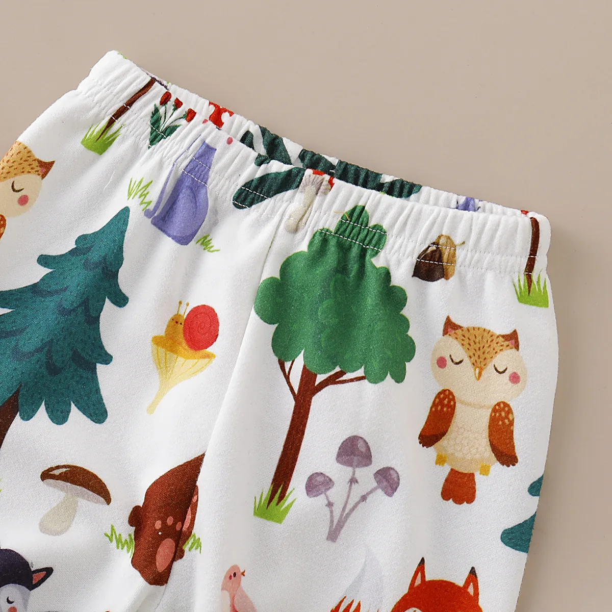 2019 г. Осенние милые детские комбинезоны с принтом комплект для маленьких