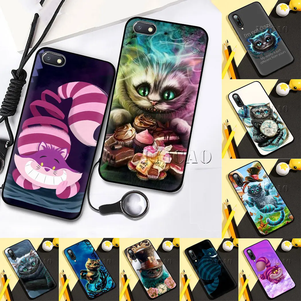 Из мультфильма Чеширского Кота или мягкий силиконовый чехол для Xiaomi Redmi 5 6 7 4A 4X 5A 6A