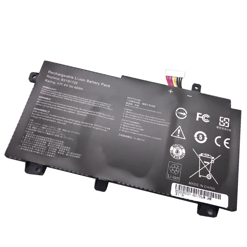 lmdtk new b31n1726 b31bn91 laptop battery for asus fx504 fx86 fx80gm fx505ge fx505dt fx80ge px505ge px505gd fx505gm fx80g free global shipping